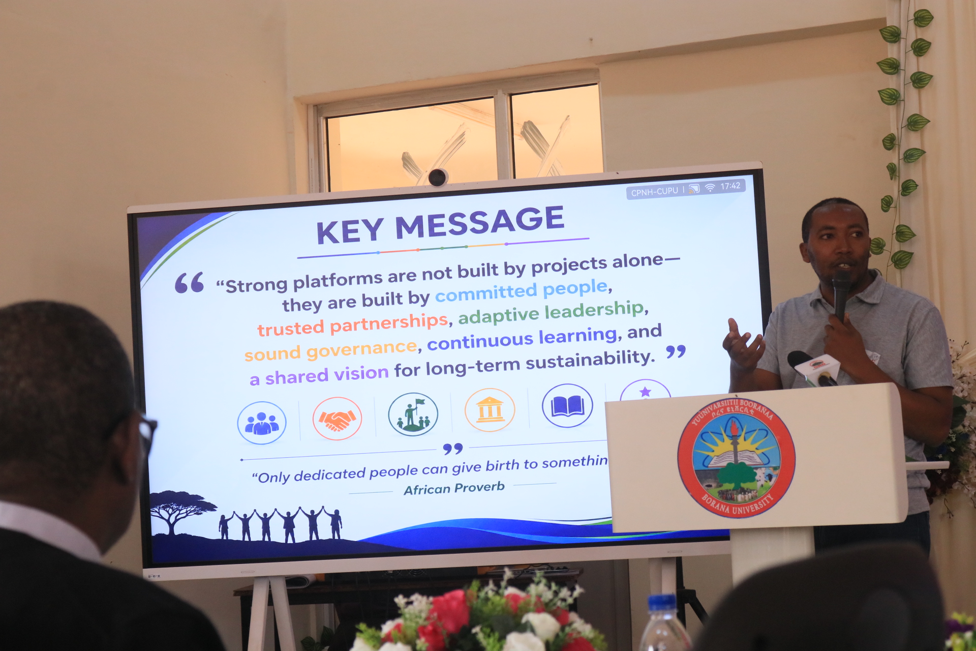 Participants discuss food security across the Ethiopia–Kenya border region